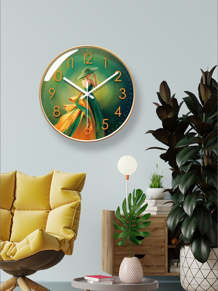 Orologio da parete Yipula 7121, stile nordico, semplice, silenzioso, per soggiorno, personalità creativa_voghion.com