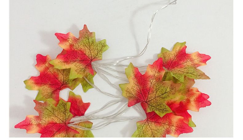 Maple Leaf LED String Lights - Battery Operated Indoor/Outdoor Decorative Lights For Christmas, Halloween, Parties_voghion.com