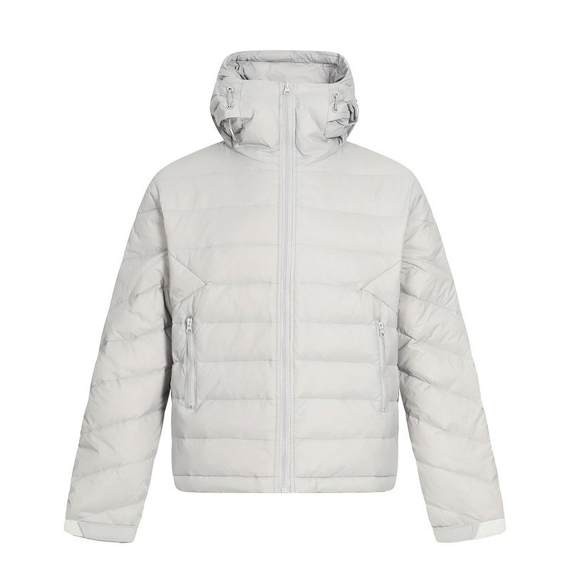 Giacca con cappuccio da uomo, modello invernale casual alla moda, tinta unita, ampia, a quadri, calda e pulita._voghion.com