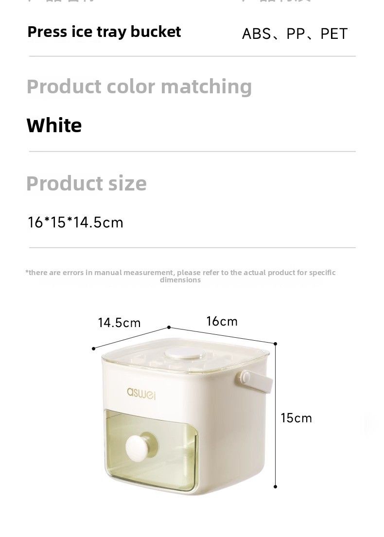 48 mreža dvostruke preše za led, kalup za kocke leda, kutija za led, smrznuti artefakt hokeja na ledu, abrazivi velikog kapaciteta za pohranu leda, kućanski hladnjak prehrambene kvalitete_voghion.com