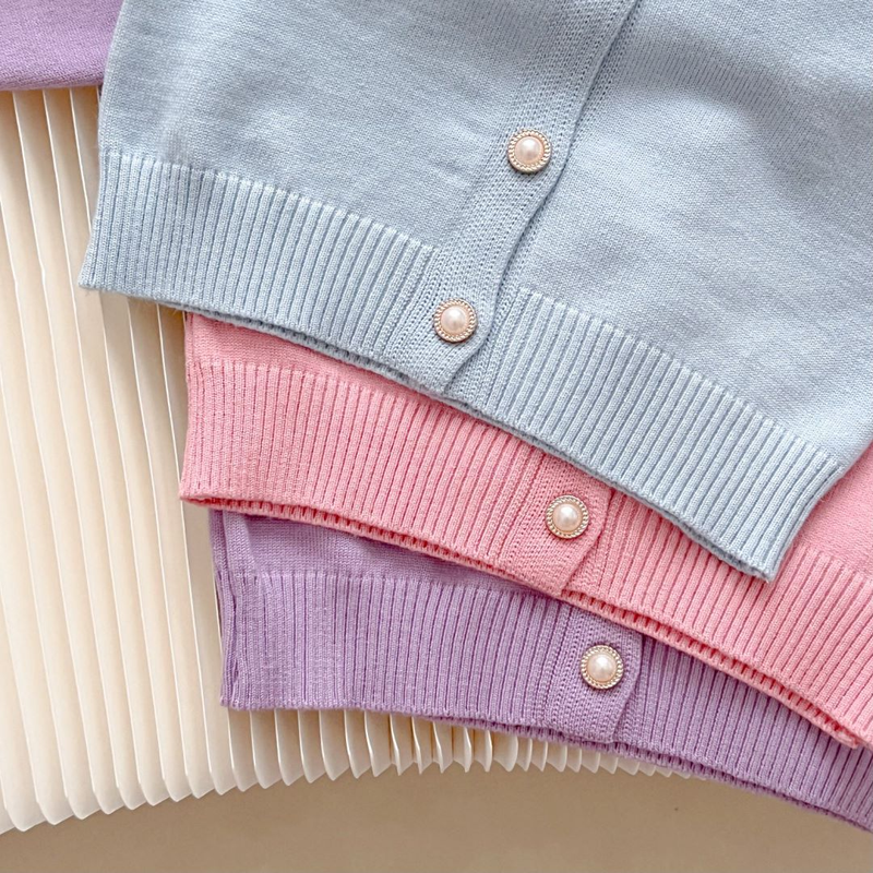 JINYONG Mädchen Neues, gestricktes, zweiteiliges, süßes und modisches Pulloverkleid mit Aufklebern_voghion.com