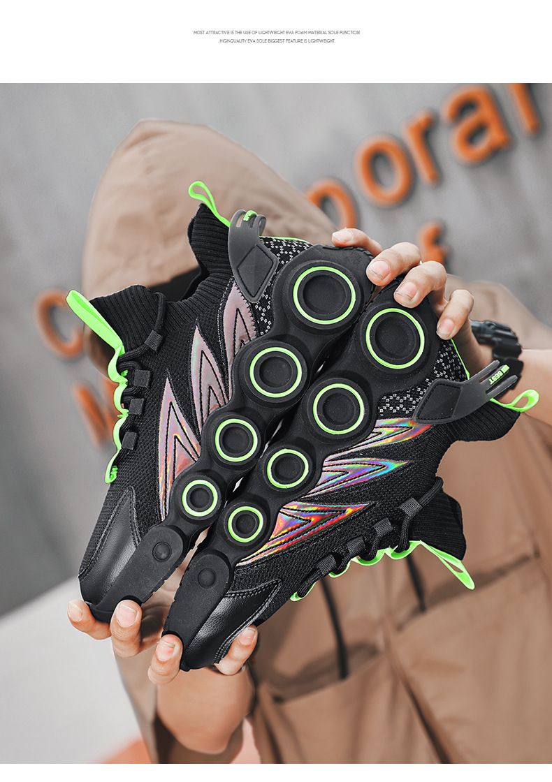 Baskets de sport respirantes pour hommes, chaussures d'été simples en filet, confortables, décontractées, légères, antidérapantes, tennis_voghion.com