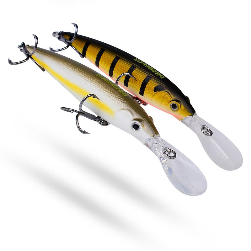 Esca artificiale galleggiante in plastica bionica da 12,5 cm e 13 g per pesciolini, attrezzatura da pesca DW611_voghion.com