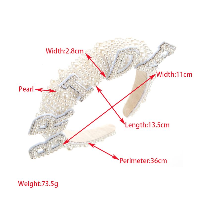 Nuovi accessori per capelli da sposa con cerchietto di perle per feste singole_voghion.com