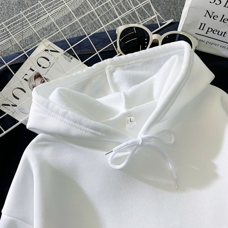 Jesenski/zimski pulover s kapuco in dolgimi rokavi 2022, ženski, ohlapni, korejska različica_voghion.com