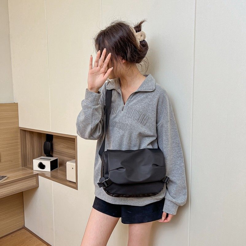 Tide Oxford Tuch Arbeitskleidung Große Kapazität Multifunktionale Schultertasche Mode Hundert_voghion.com