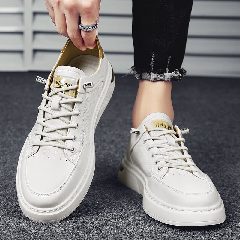 2024 Spring Thin Men's Small White Everything Comfortable Flat Sports Single Fashion With Student Casual Shoes_voghion.com