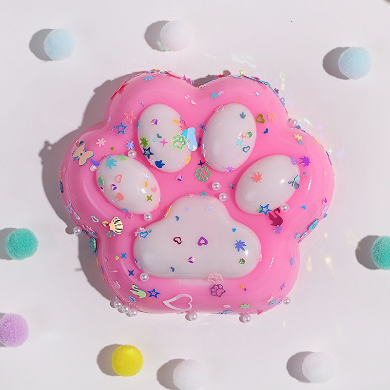 Foam Squishies Soft Plush Cat Claw Blind Bag Pinch Music Decompression Toy Decompression Artifact Decompression Card Bag Pinch Music_voghion.com
