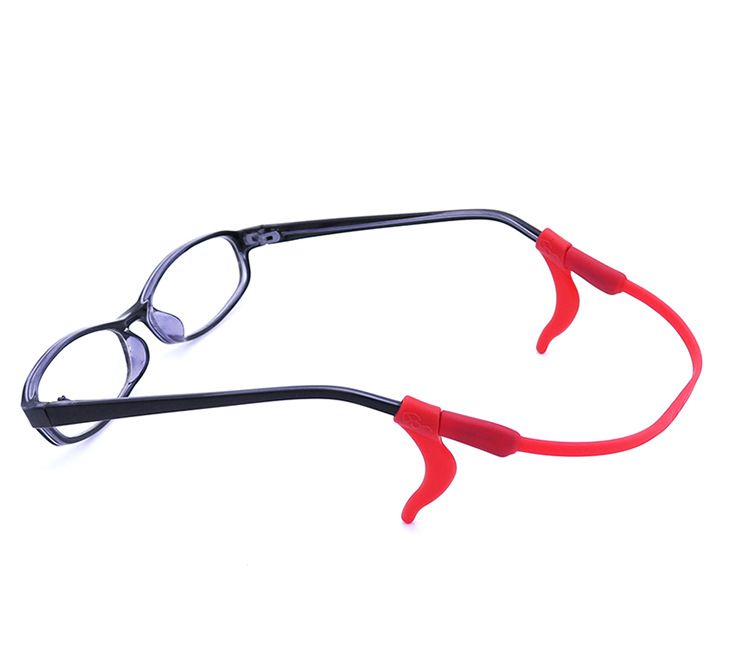 Unisex Children's eyewear rope foot cover elastic silicone non-slip set fixed behind the ears anti-drop earhook ear hanging sports headband_voghion.com
