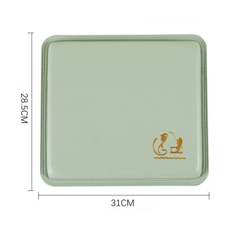 Lukewarm Fishing Seat Cushion - Premium PU Leather With High-Density Memory Foam | Waterproof Non-Slip Pad W/Magic Strap_voghion.com