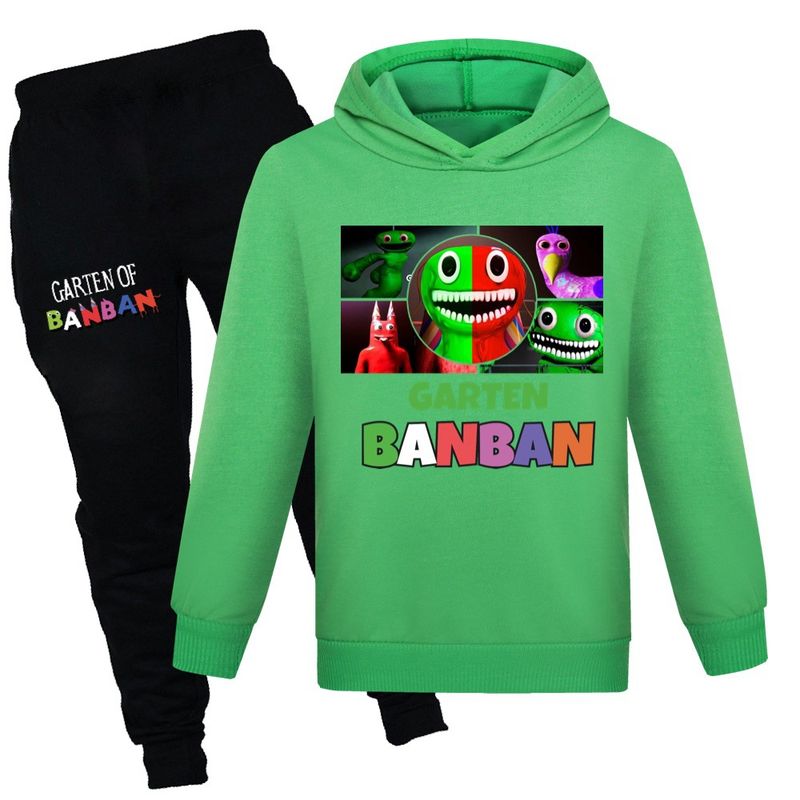 Boys And Girls Spring & Fall Sweatshirt + Pants Set 2310_voghion.com