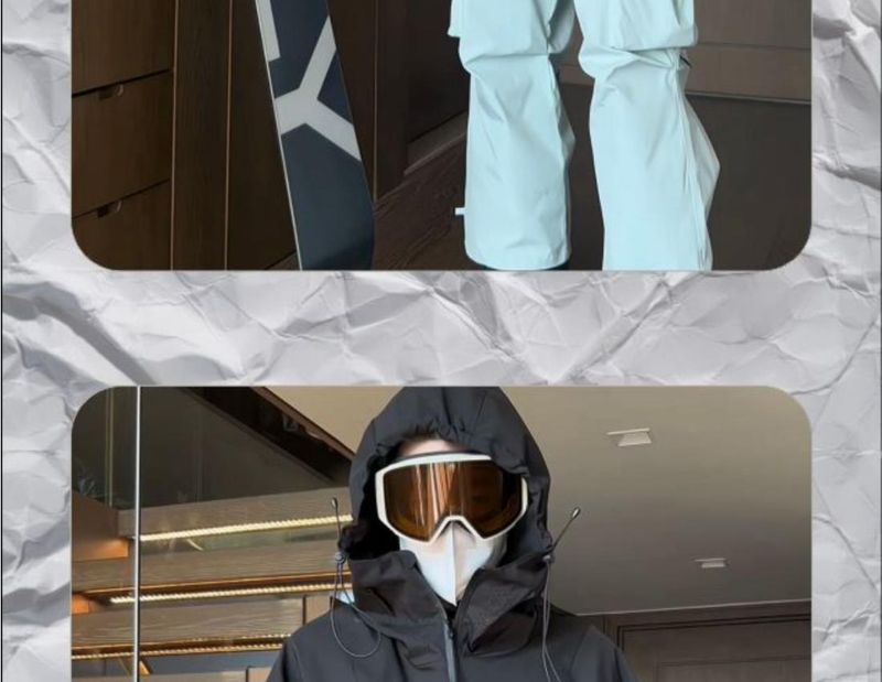 2023 New Large Edition Ski Suit Set, Warm, Breathable, Waterproof, American Functional, Unisex, Qijiayi_voghion.com