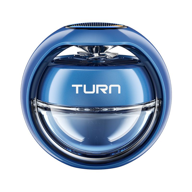 2024 New Smart Solar Car Perfume Aromatherapy Accessories Car Fragrance Interior Decoration Fragrant Fan Car Essential Oil_voghion.com