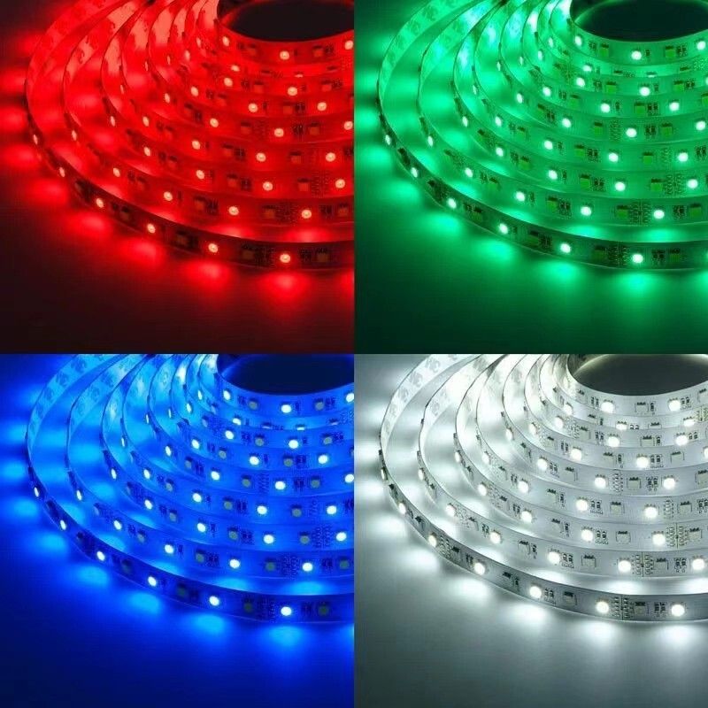 Ruban LED 5050 RVB de 5 à 30 m, éclairage de cuisine et d'armoire à couleurs changeantes, Royaume-Uni_voghion.com