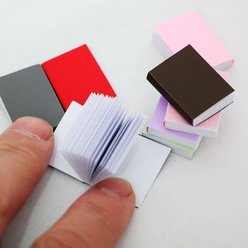 Dollhouse1:12 mini doll house color book pocket accessories BJD scene shooting props_voghion.com