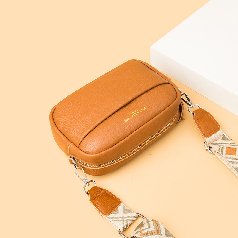 New Vintage Crossbody Cowhide Cell Phone Shoulder Bag Genuine Leather Messenger Bags Fashion Daily Use For Women Wallet_voghion.com