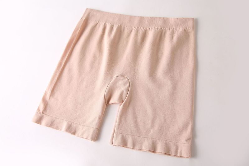 Safety Pants Short Women Stretch Short Leggings Plus Size Solid Color Plus Size_voghion.com