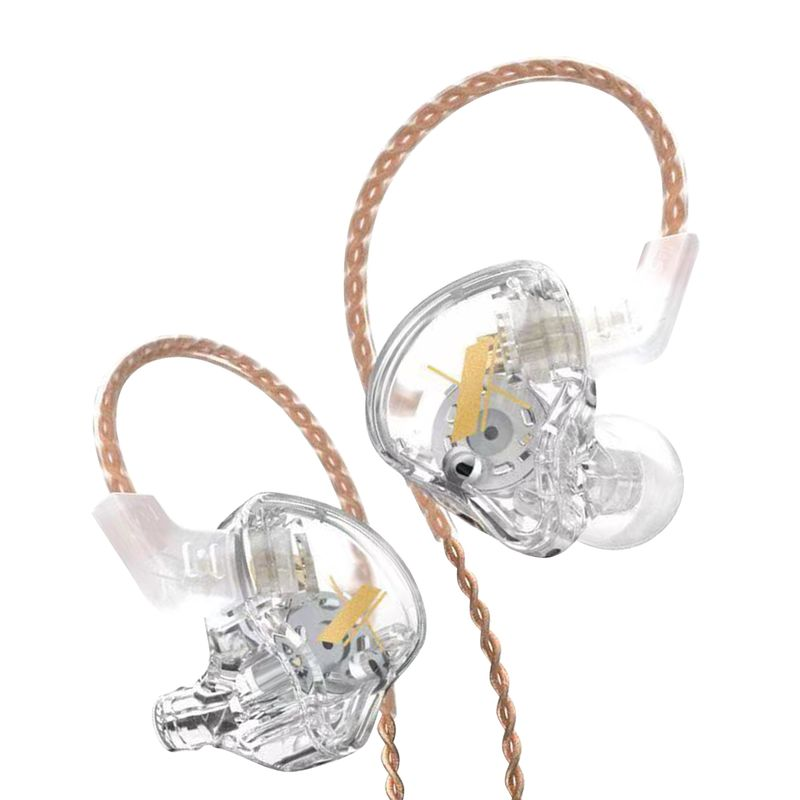 KZ EDX Wired Dynamic HiFi Stero Mega Bass Line Control Noise Reduction Universal In-ear Earphone for Gaming_voghion.com