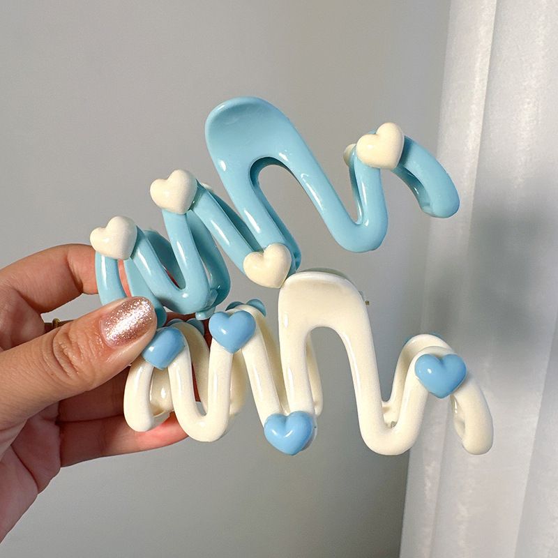 Grande fermaglio per capelli riccio con fermaglio per la parte posteriore della testa, accessorio per capelli_voghion.com