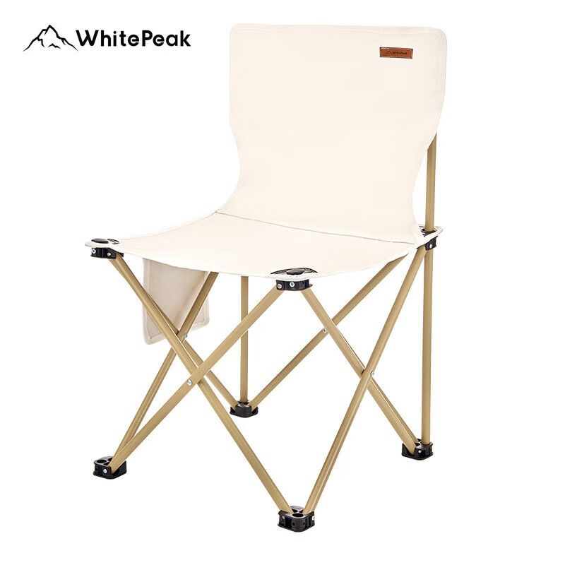 WhitePeak Outdoor Folding Backrest, Portable Fishing Stool, Art Sketching Chair With Storage Bag, Extra Large_voghion.com