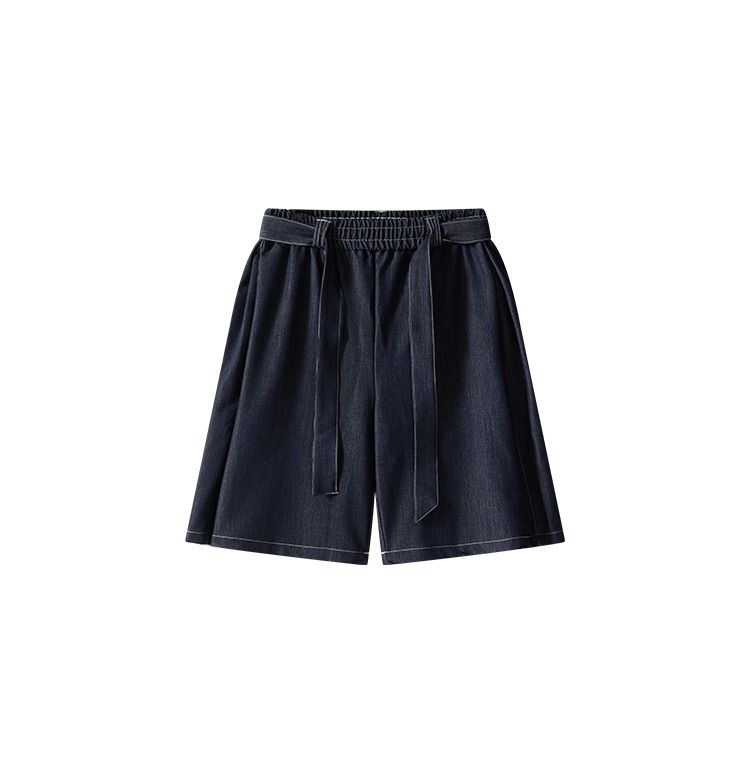 Streetwear Splatter Paint Denim Shorts – Vintage-Inspired Unisex 5-Inch Shorts With Belt Loops & Distressed Details (Hip-Hop Aesthetic)_voghion.com