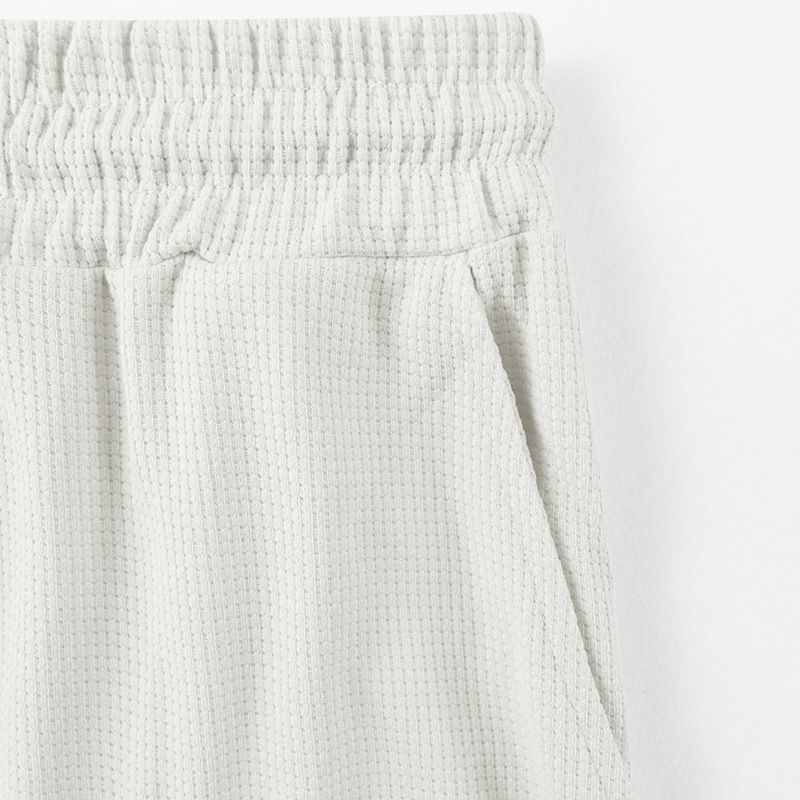 Lässige Sommershorts für Herren im amerikanischen Stil mit mehreren Taschen, atmungsaktiv, schweißabsorbierend und mit Waffelmuster_voghion.com