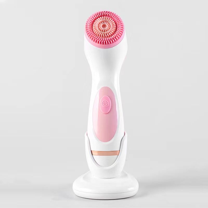 Spazzola per la pulizia del viso wireless 3 in 1 Set di spazzole soniche per la rotazione del viso Sistema spa per una pulizia profonda Rimuovi la macchina per i punti neri_voghion.com