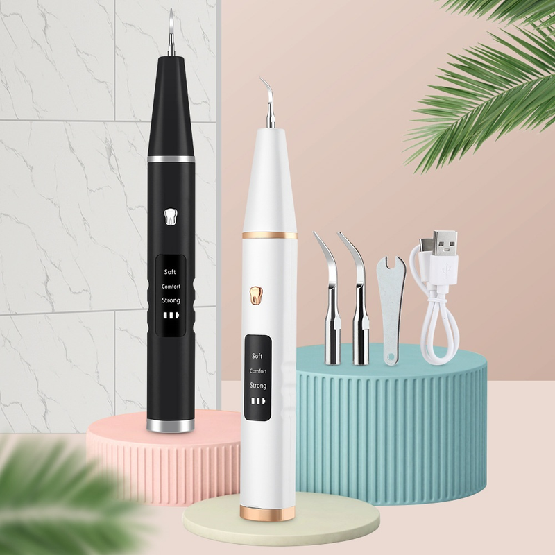 Zahnskala für den Haushalt, elektrisch, zum Entfernen von Teer und Teer. Echter Ultraschall-Zahnsteinentfernungsgerät_voghion.com