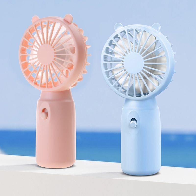 Handheld Mini Cooling Fans AA-Battery Operated Small Fan For Home Office- Travel Outdoor And Camping_voghion.com