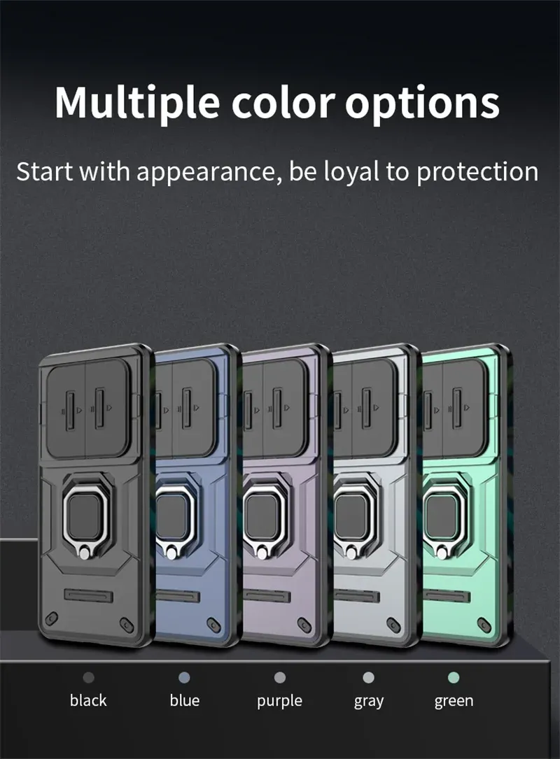 Pour Redmi Note 13R 13 12 Pro Plus Turbo 12S K70E K70 K60 Ultra 13C 5G A3 Armor Case Camera Lens Protection Ring Holder_voghion.com