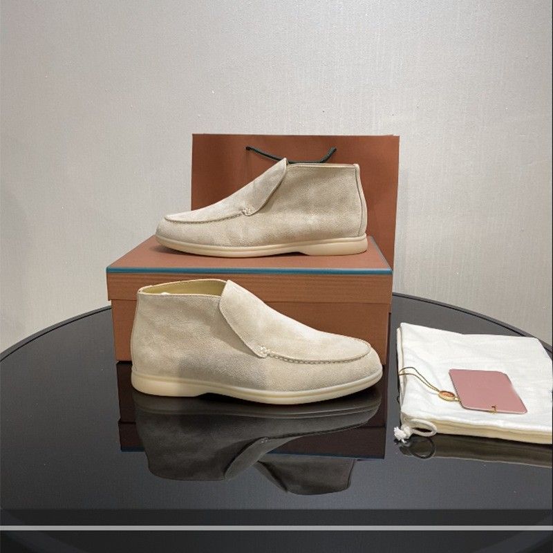 LP Einzelschuh Herren 2023 Herbst und Winter Ein Fuß Faul Weiche Sohle Lässige High Bang Loafers Paarstil_voghion.com