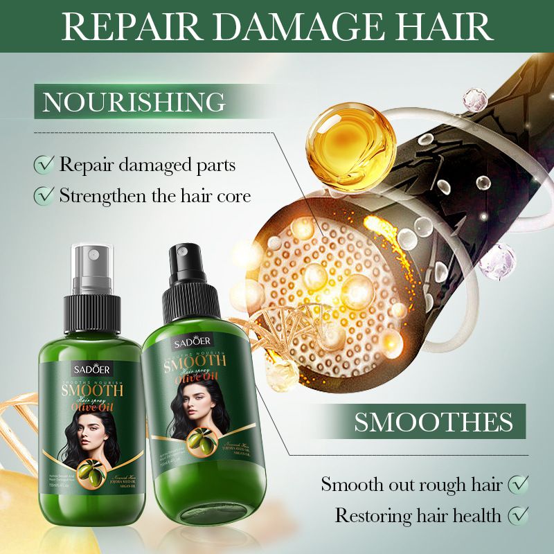 Full English SADOER Olive Smooth Nourishing Moisturizing Nutritional Hair Spray_voghion.com