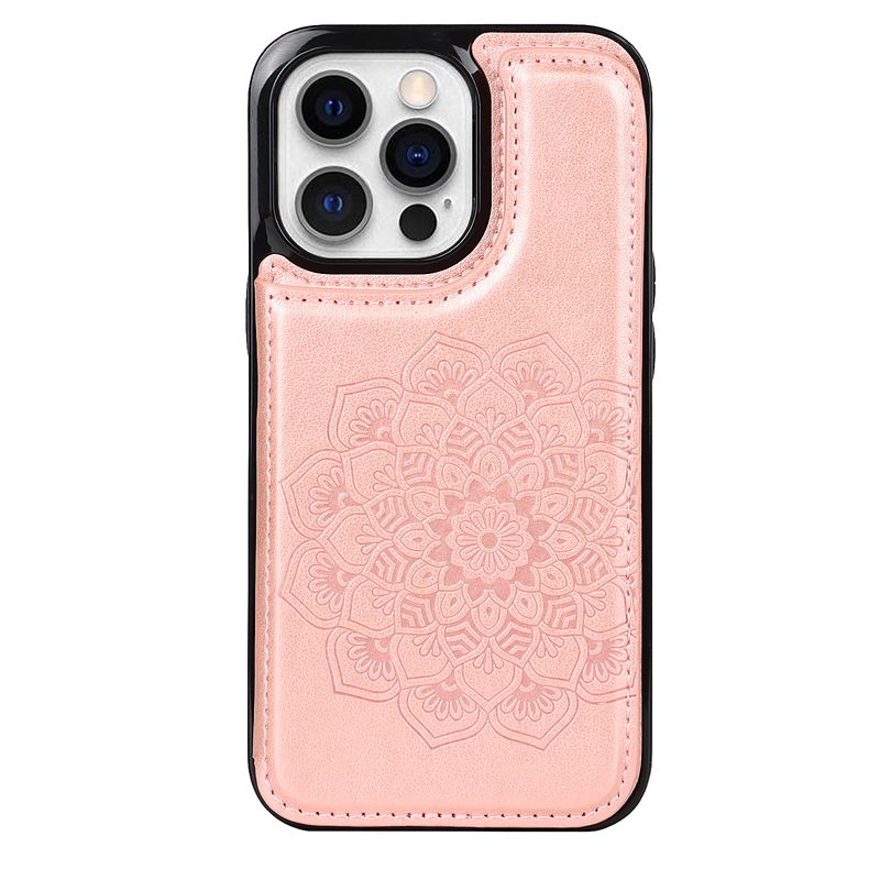 Étui en cuir gaufré pour iPhone 14, 13, 12, 11 Pro, XS, X Max, XR, 8, 7 Plus, SE 2020, 2022, coque antichoc de luxe_voghion.com