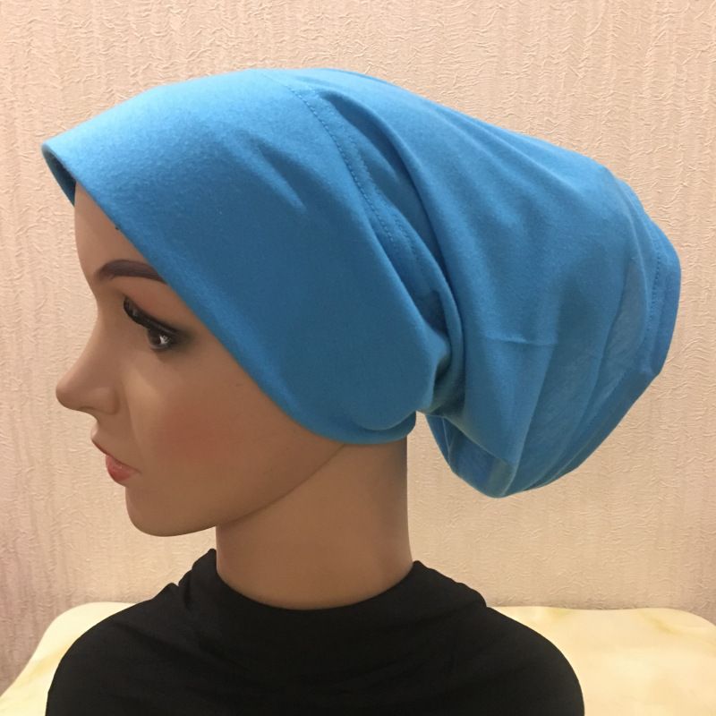 Berretto a tubo foderato in cotone con base a foulard Berretto arabo, asciugamano in garza malese H066_voghion.com