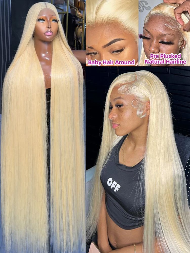 Žhavé prodejní 613 Medově blond 13x6 13x4 HD přední lidské vlasy připravené k nošení bezlepkové 5x5 rovné krajkové uzavření přední paruky pro ženy_voghion.com