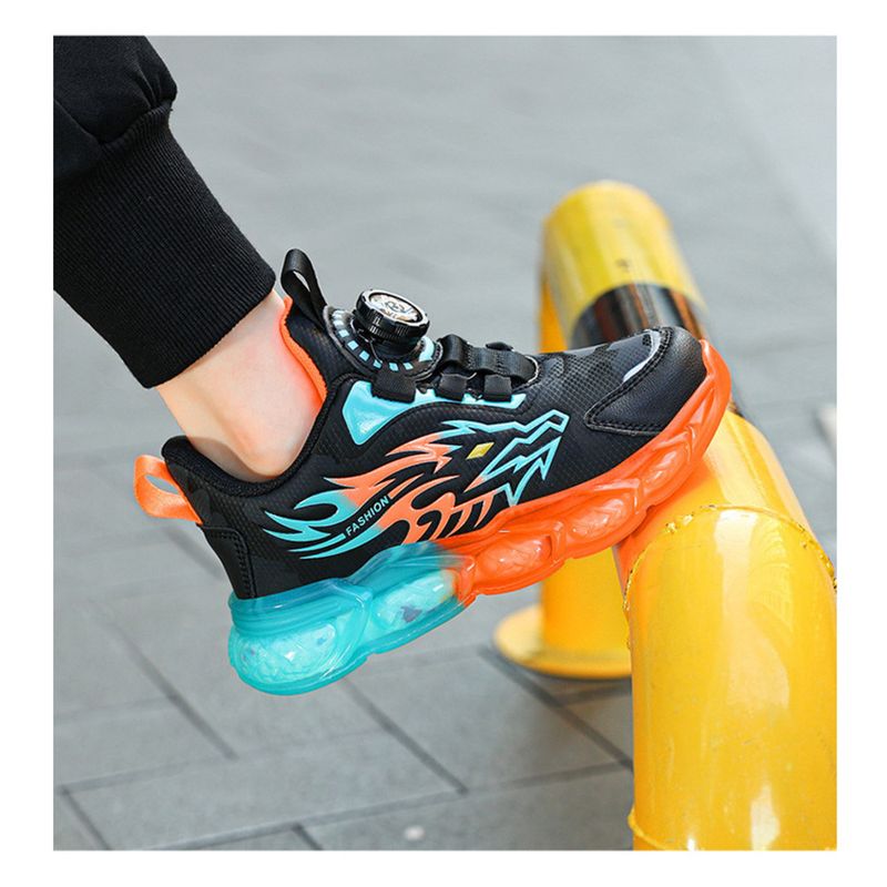 2025 Genuine Leather Tri-color Sneakers For Boys And Girls_voghion.com