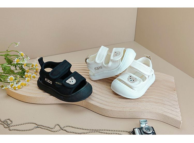 Mother & Kids Children's closed toe shoes toddler shoes summer anti-collision toe sandals girls baby shoes boys mesh cloth baby shoes_voghion.com