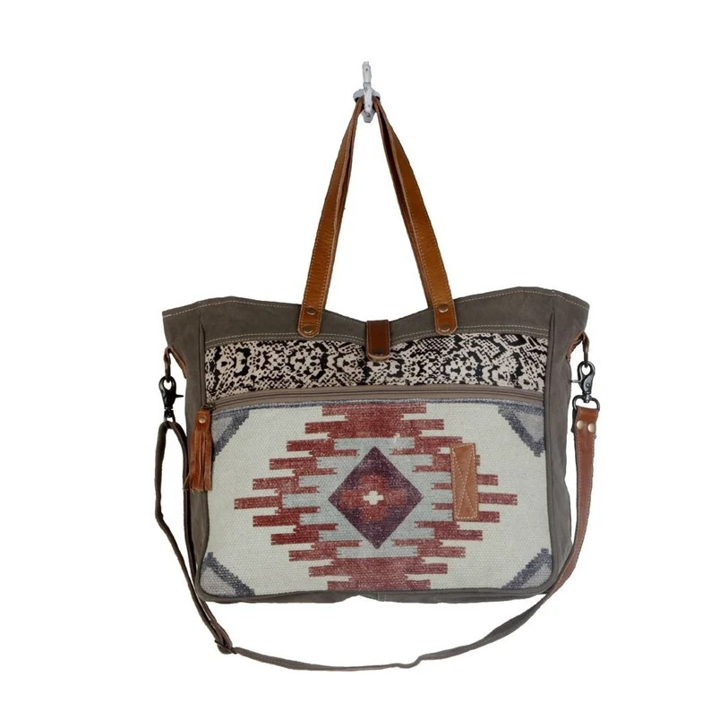 Borsa per computer a tracolla monospalla portatile in tela di cotone canapa da viaggio con file A4_voghion.com