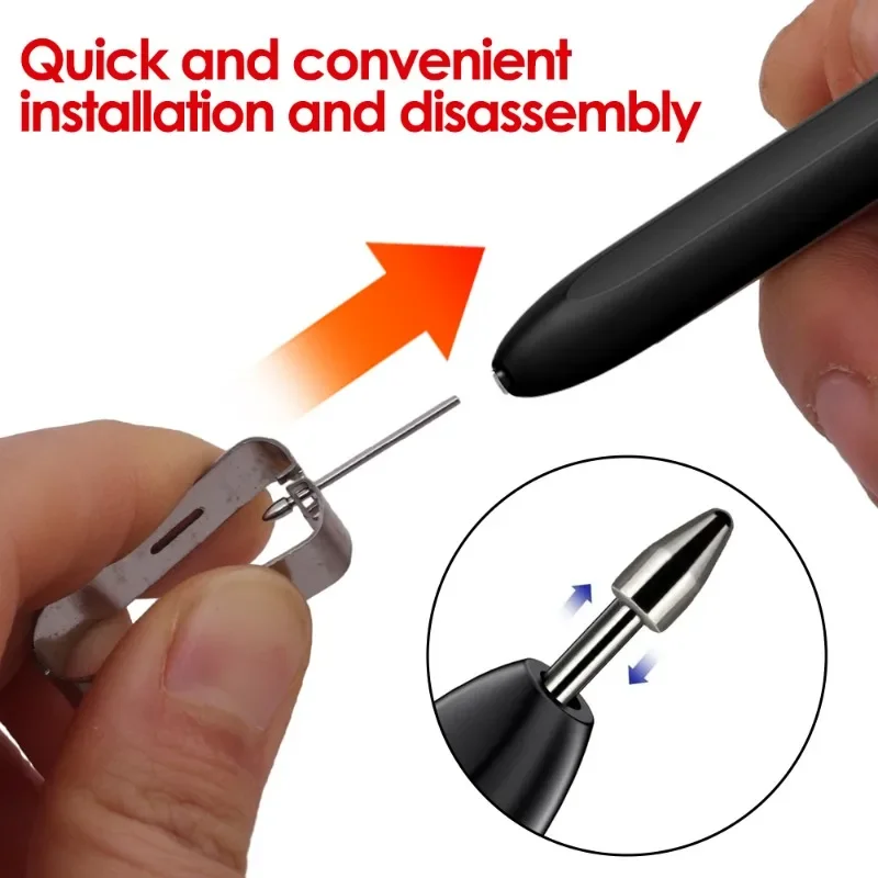 Replaceable Pencil Nib For Samsung Tablet Ssh Lite Ssh S9 Note10/20 S22U S24U Titanium Alloy Touch Stylus S Pen Tip Wear_voghion.com