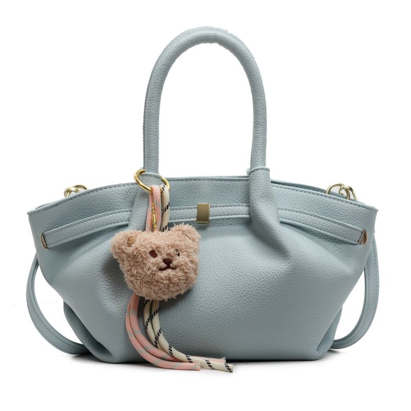 Neue modische, schlichte Crossbody-Tasche für Damen im Frühling/Sommer-Stil mit Plissee-Muster, Korb-Nischen-Design und Litschi-Textur._voghion.com