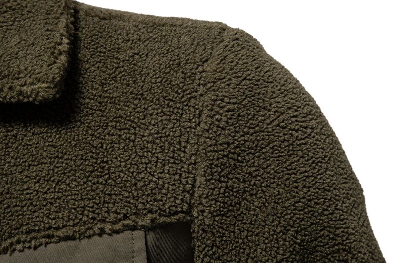 "Herren Patchwork Lammwolljacke – Herbst- & Wintermantel in europäischer Größe mit lässigem Cross-Border-Style (Schwarz/Khaki/Grün/Dunkelblau, S-XXL)"_voghion.com