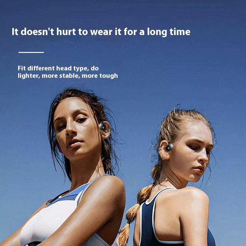 New Ear Hanging Wireless Bluetooth Comfortable Wearing, Small Coconut Ball T2 Intelligent High-quality Earphones For_voghion.com