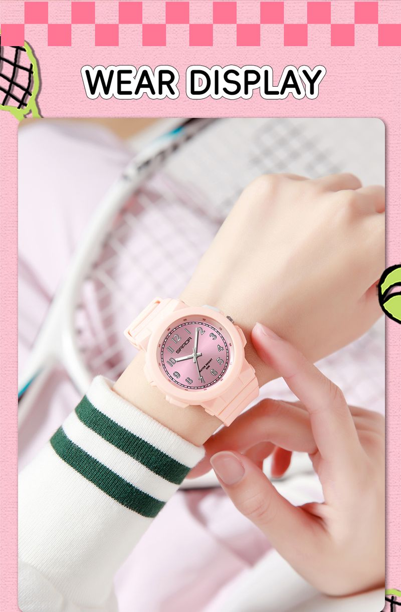 Fashion Student Quartz Watch Silicone Strap Waterproof Color LED Casual Children's Quartz Watch_voghion.com