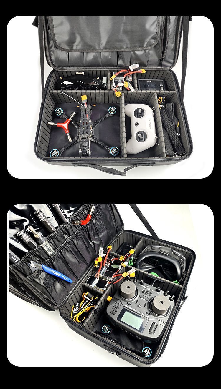 FPV Drone Model Storage Bag Oxford Waterproof Large Capacity Portable Easy-to-Carry Accessories Toolbox_voghion.com