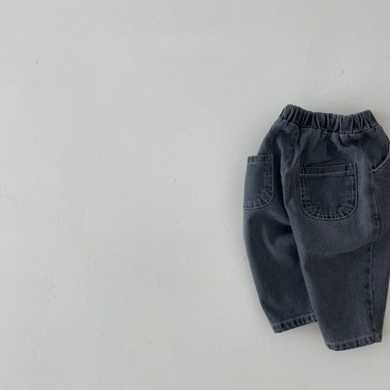 Jeans casual per bambini baby primavera e autunno nuovi jeans tascabili multicolori per bambini_voghion.com