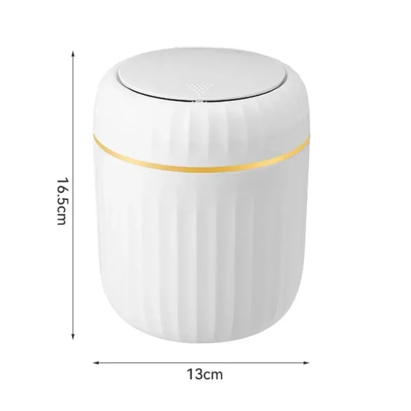 Mini Desktop Trash Can With Lid Garbage Waste Bin Organizer Office Desk Bedroom Storage Box Made Durable Plastic Home Supplies_voghion.com
