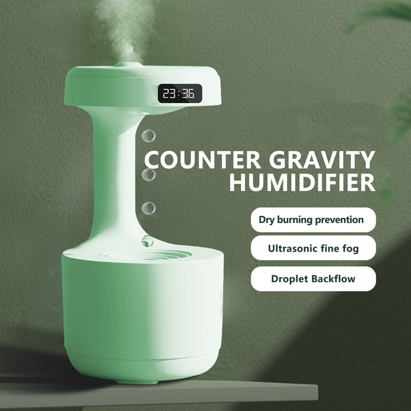 Umidificador de ar 800ML para casa com gotas de água antigravidade_voghion.com