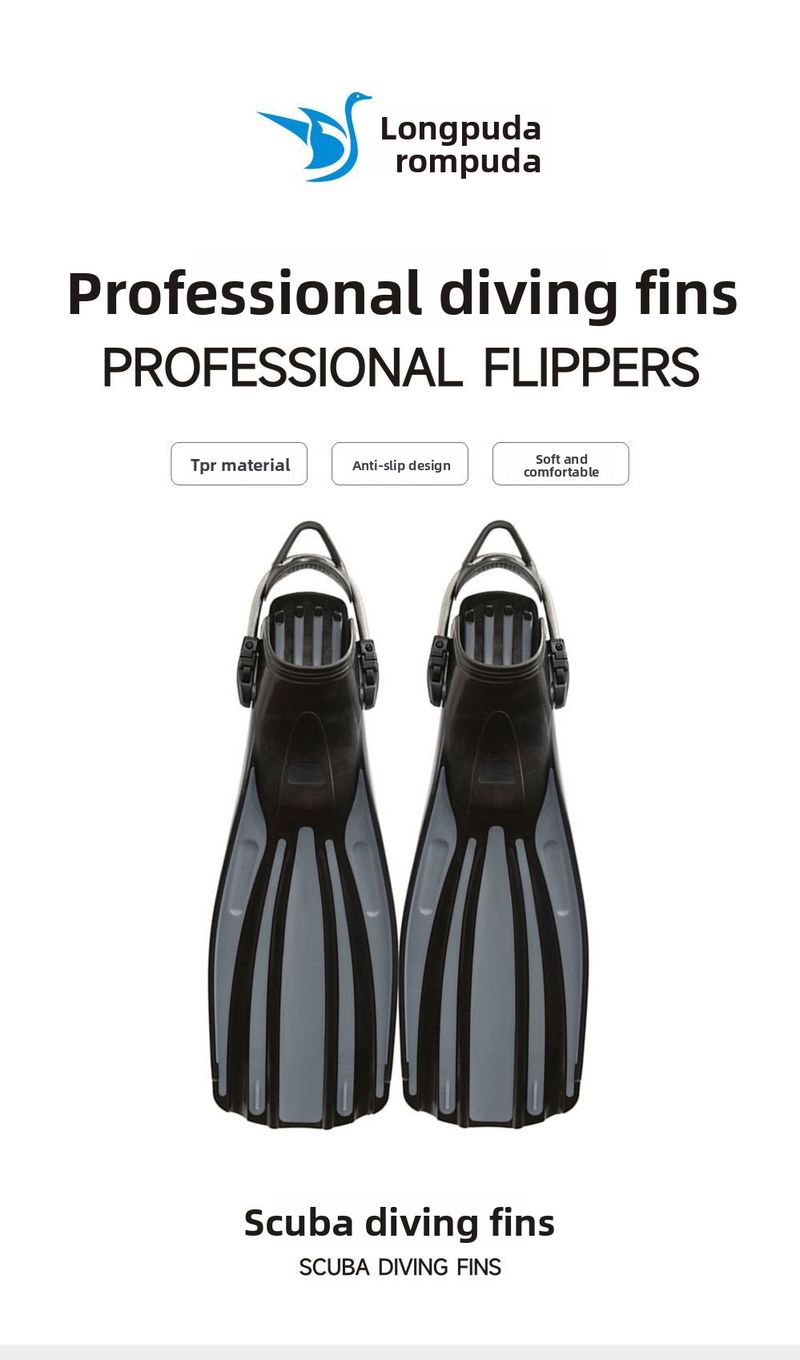 Offener Wurzelstil Große Feder Vierzeilige King Kong Froschschuhe Freie Lungenanpassung Schnürsenkel Lange Flossen Tieftauchen_voghion.com