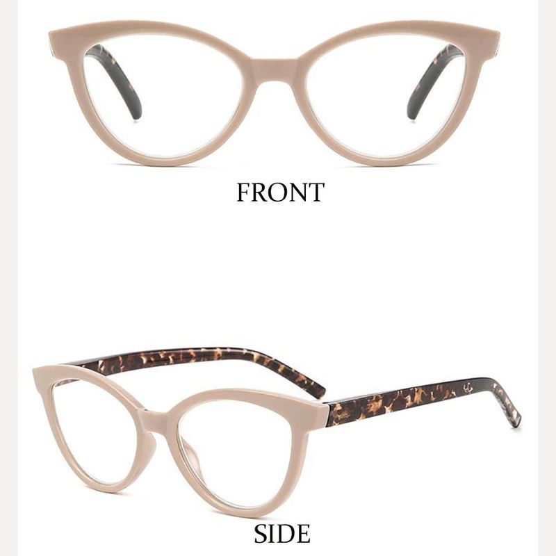 Occhiali da lettura alla moda anti luce blu per anziani, occhiali da lettura per computer, montatura a occhio di gatto, occhiali da donna con diottrie_voghion.com