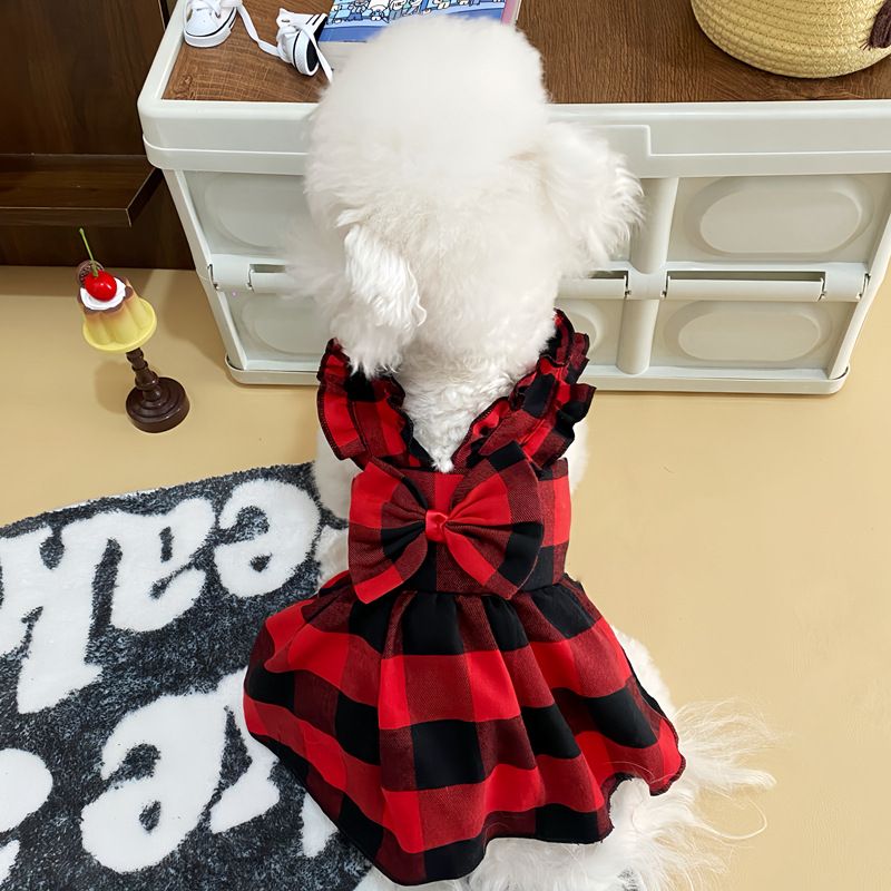 Hundekleidung Prinzessin Teddy Bichon Pommerschen Kleine Hunde Katzen Neues Haustierkleid_voghion.com